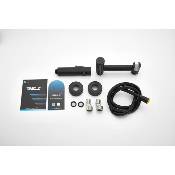 Набор для гигиенического душа Belz B55803-7, чёрный матовый - фото 31