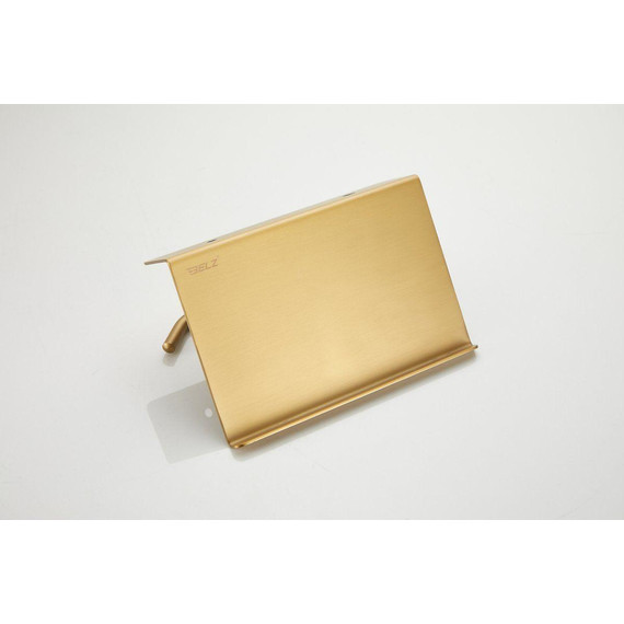 Держатель для туалетной бумаги Belz B9001-5, брашированное золото - фото 16