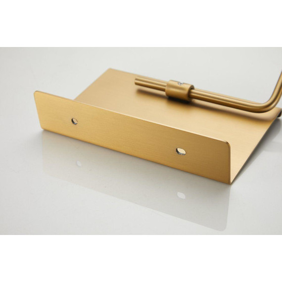 Держатель для туалетной бумаги Belz B9001-5, брашированное золото - фото 17