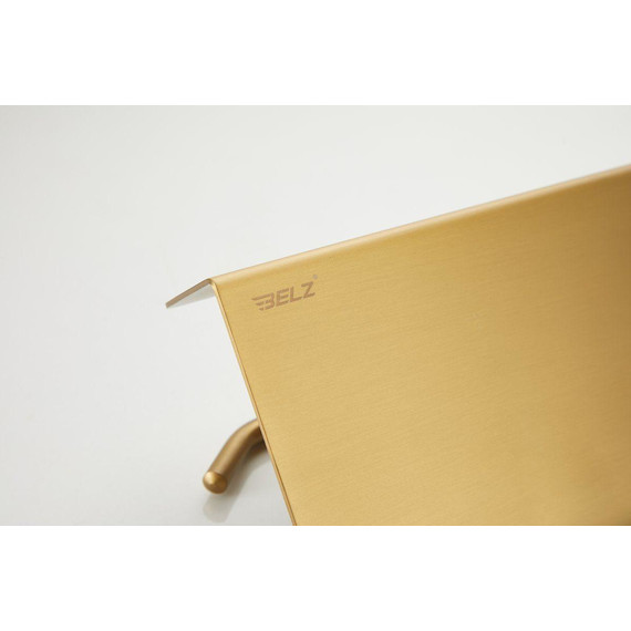 Держатель для туалетной бумаги Belz B9001-5, брашированное золото - фото 18