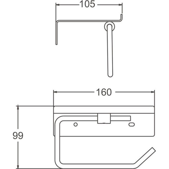 Держатель для туалетной бумаги Belz B9001-8, белый матовый - фото 2