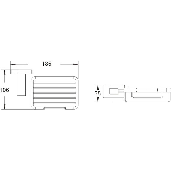 Мыльница Belz B90302-1, чёрный матовый - фото 22
