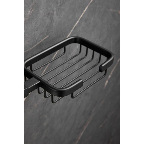 Мыльница Belz B90302-1, чёрный матовый - фото 3