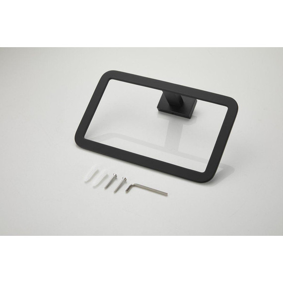 Кольцо для полотенец Belz B90304, чёрный матовый - фото 17