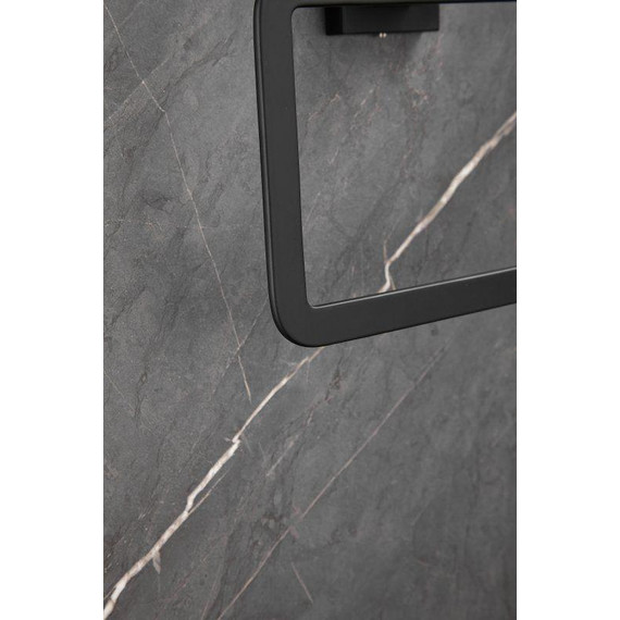 Кольцо для полотенец Belz B90304, чёрный матовый - фото 8