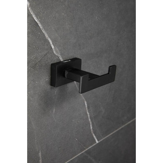 Двойной крючок Belz B90305-2, чёрный матовый - фото 10