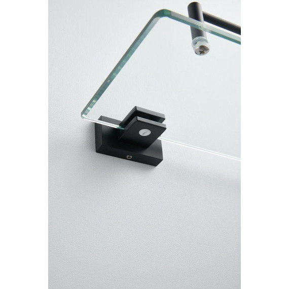 Cтеклянная полка Belz B90307, чёрный матовый - фото 11