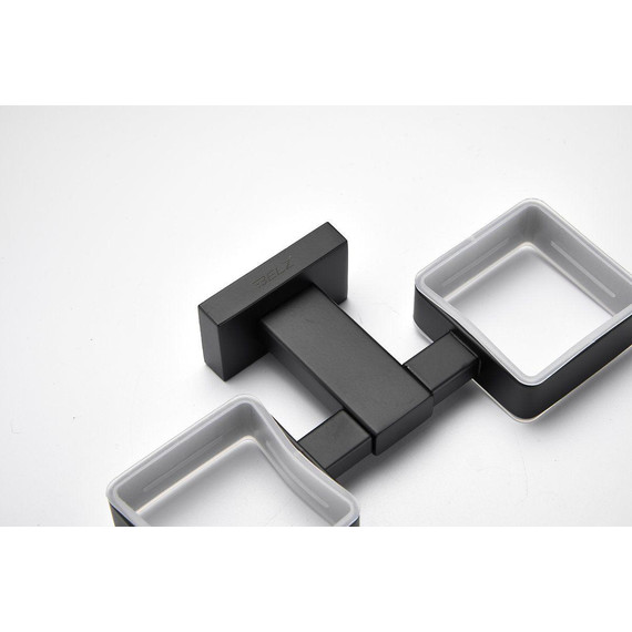 Двойной стакан для зубных щеток Belz B90308, чёрный матовый - фото 14