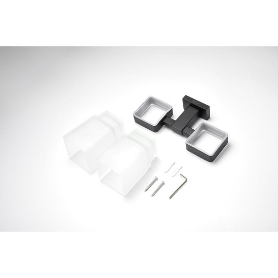 Двойной стакан для зубных щеток Belz B90308, чёрный матовый - фото 7