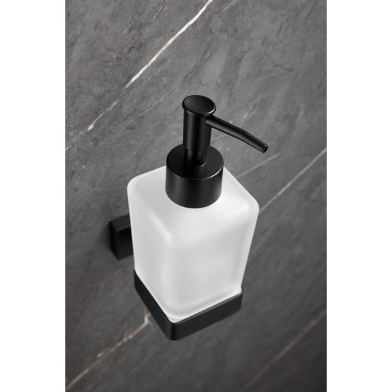 Дозатор для жидкого мыла Belz B90327, чёрный матовый - фото 3