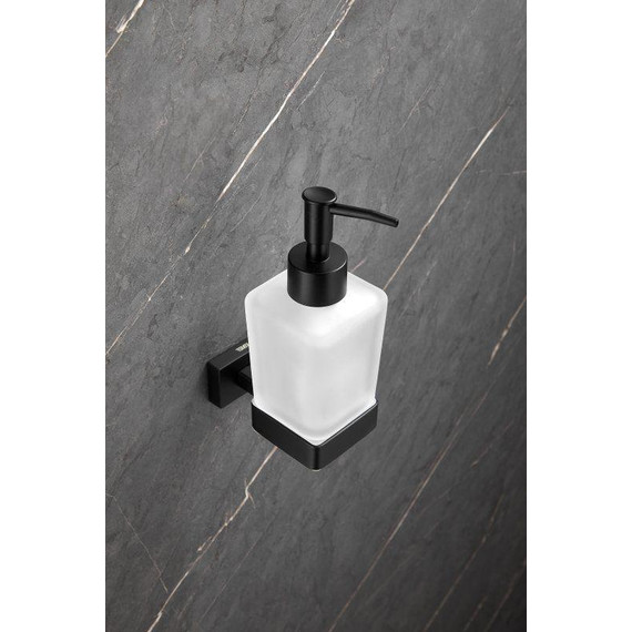 Дозатор для жидкого мыла Belz B90327, чёрный матовый - фото 4