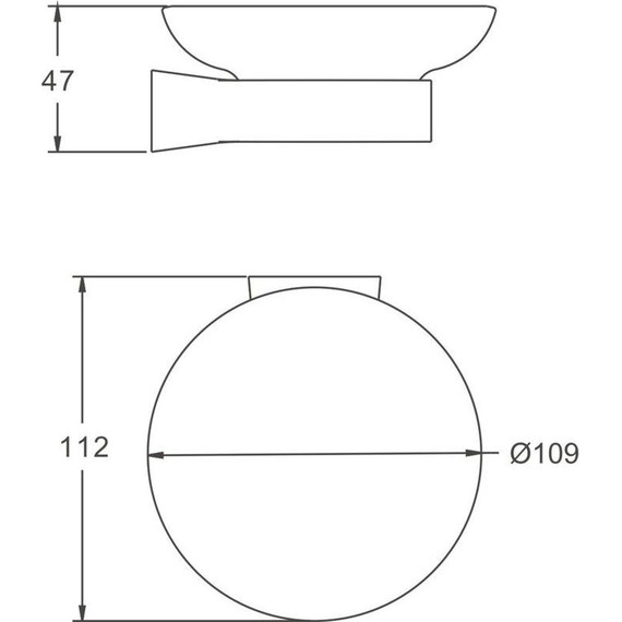 Мыльница Belz B91502, белый матовый - фото 2