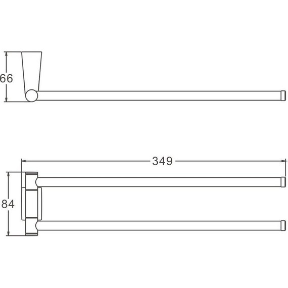 Держатель для полотенца Belz B91512, белый матовый - фото 2