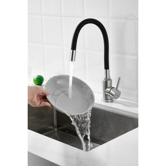 Смесители для кухни Belz B73809-1, сатин/чёрный - фото 23