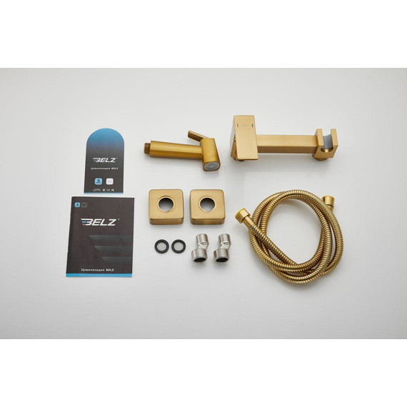 Набор для гигиенического душа Belz B55806-5, золото матовое - фото 25