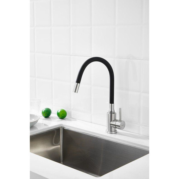 Смесители для кухни Belz B73809-1, сатин/чёрный - фото 6