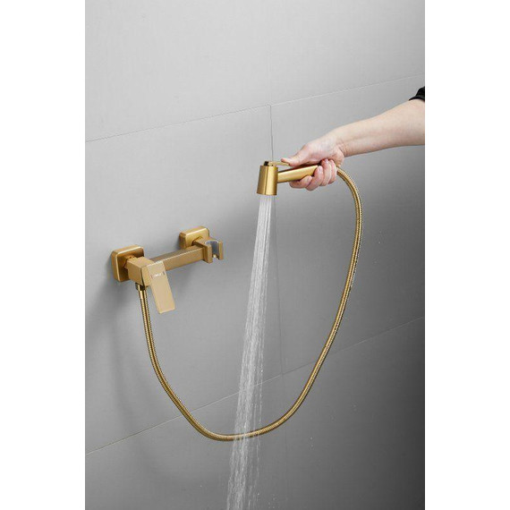 Набор для гигиенического душа Belz B55806-5, золото матовое - фото 10