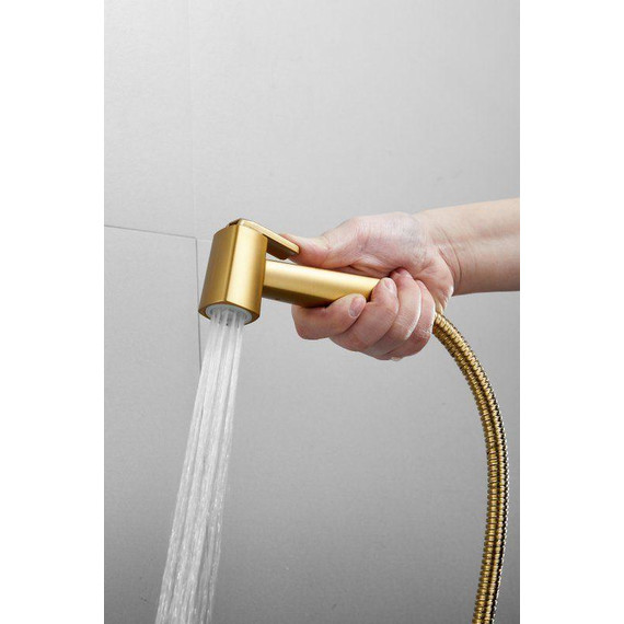 Набор для гигиенического душа Belz B55806-5, золото матовое - фото 11