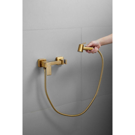 Набор для гигиенического душа Belz B55806-5, золото матовое - фото 19