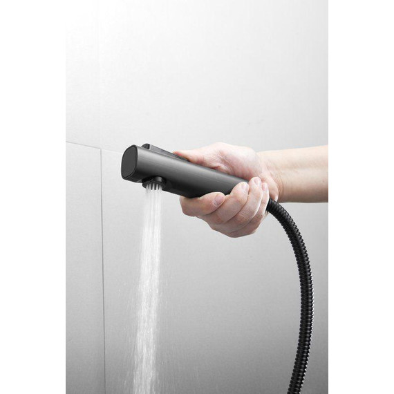 Набор для гигиенического душа Belz B55804-7 (со скрытой частью) чёрный матовый - фото 6