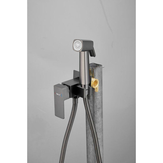 Набор для гигиенического душа Belz B55805-3 (со скрытой частью) оружейная сталь - фото 6