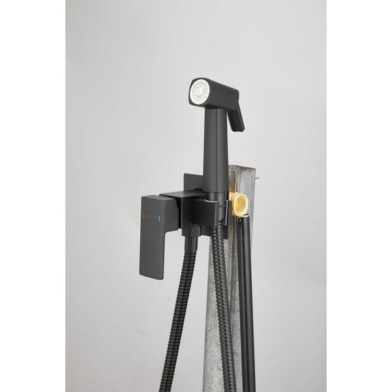 Набор для гигиенического душа Belz B55805-7 (со скрытой частью) чёрный матовый - фото 5