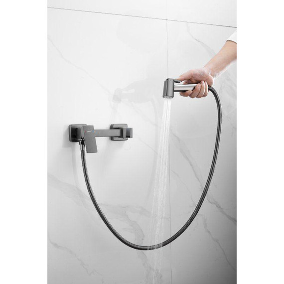 Набор для гигиенического душа Belz B55806-3, оружейная сталь - фото 4