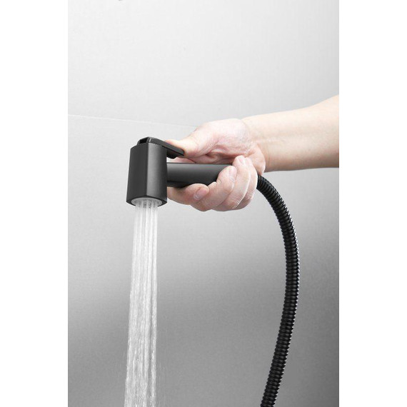 Набор для гигиенического душа Belz B55806-7, чёрный матовый - фото 11