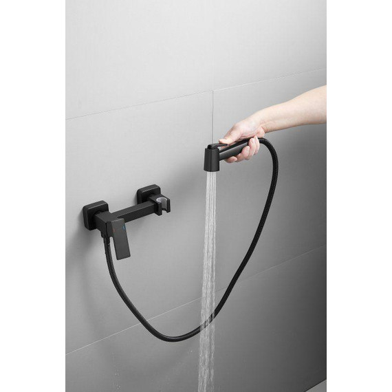 Набор для гигиенического душа Belz B55806-7, чёрный матовый - фото 7