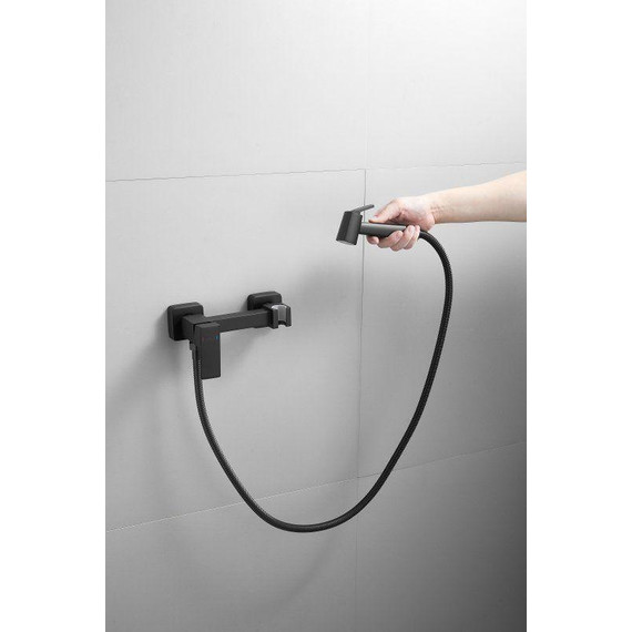 Набор для гигиенического душа Belz B55806-7, чёрный матовый - фото 8