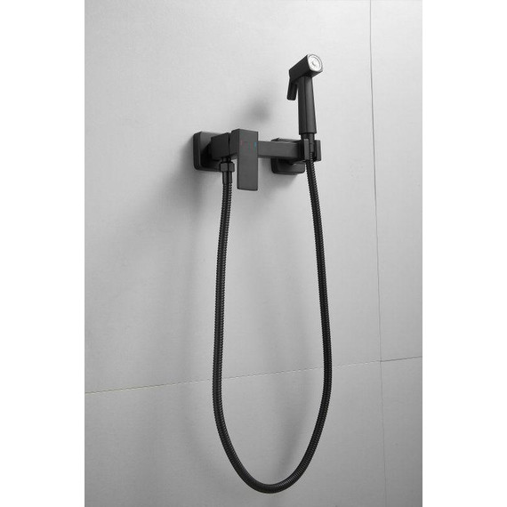 Набор для гигиенического душа Belz B55806-7, чёрный матовый - фото 5