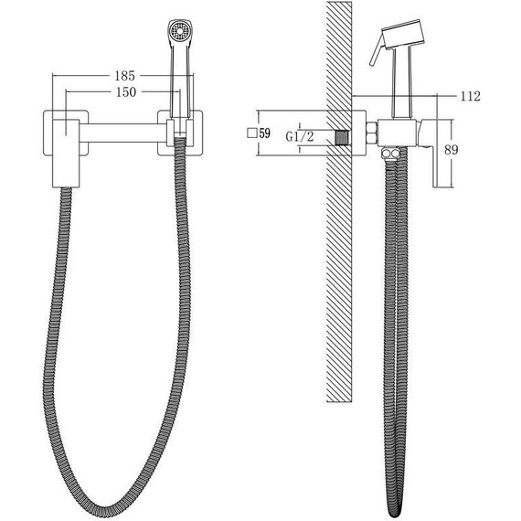 Набор для гигиенического душа Belz B55806 - фото 34