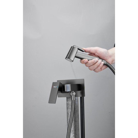 Набор для гигиенического душа Belz B55808-3 (со скрытой частью) оружейная сталь - фото 8