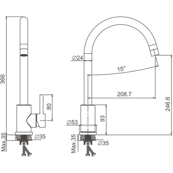 Смесители для кухни Belz B70809 - фото 29