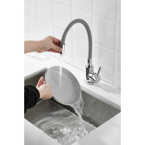 Смесители для кухни Belz B73809-3, хром/серый - фото 2