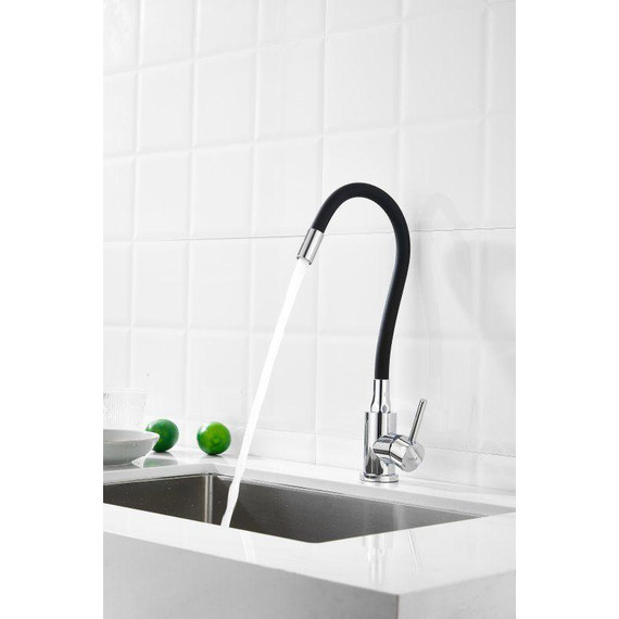 Смесители для кухни Belz B73809-7, хром/чёрный - фото 4