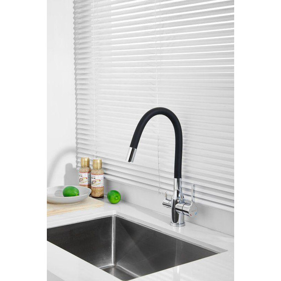 Смесители для кухни Belz B76814, хром/чёрный - фото 5