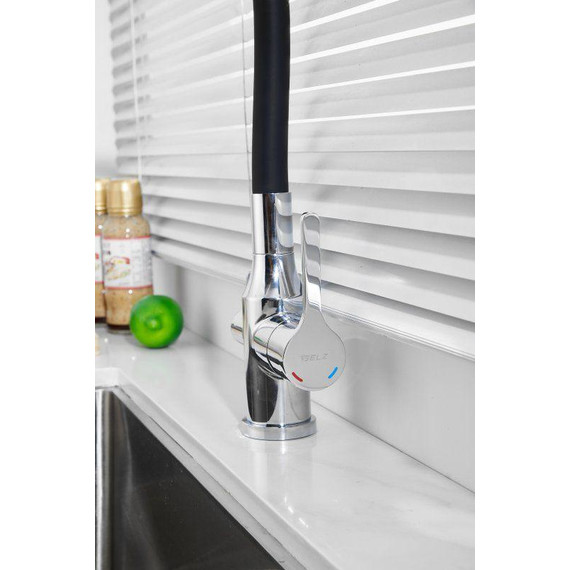 Смесители для кухни Belz B76814, хром/чёрный - фото 7