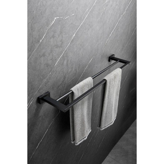 Полотенцедержатель Belz B90309, чёрный матовый - фото 3