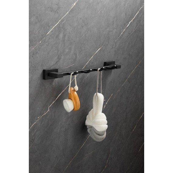 Набор крючков Belz B90315-4, чёрный матовый - фото 7