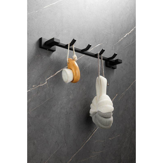 Набор крючков Belz B90315-4, чёрный матовый - фото 3