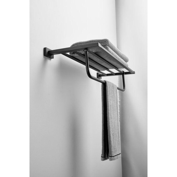 Полотенцедержатель Belz B90324, чёрный матовый - фото 7