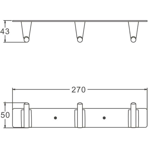 Набор крючков Belz B91515-3, белый матовый - фото 2
