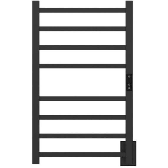 Полотенцесушитель электрический Gerhans П8 400х700 мм K680743B-3, чёрный (скрытое подключение) - фото 
