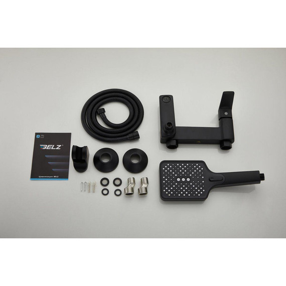 Смеситель для ванны Belz B60715-7, чёрный - фото 47