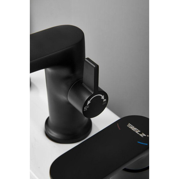 Смеситель для ванны Belz B66713-7, чёрный - фото 7