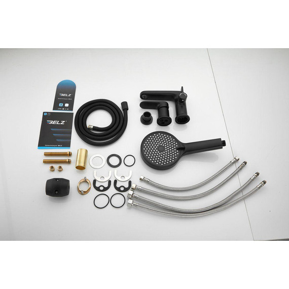 Смеситель для ванны Belz B66713-7, чёрный - фото 21