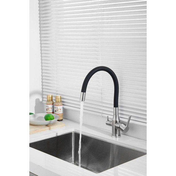 Смесители для кухни Belz B76814-1, хром/чёрный - фото 15