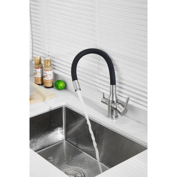 Смесители для кухни Belz B76814-1, хром/чёрный - фото 18