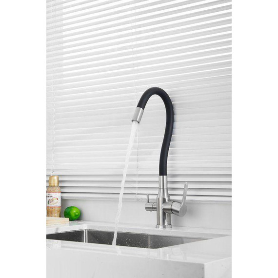 Смесители для кухни Belz B76814-1, хром/чёрный - фото 21